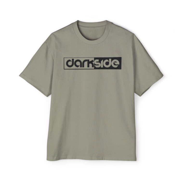 darkside oversized t shirt for men | premium cotton polyester graphic tee | streetwear style