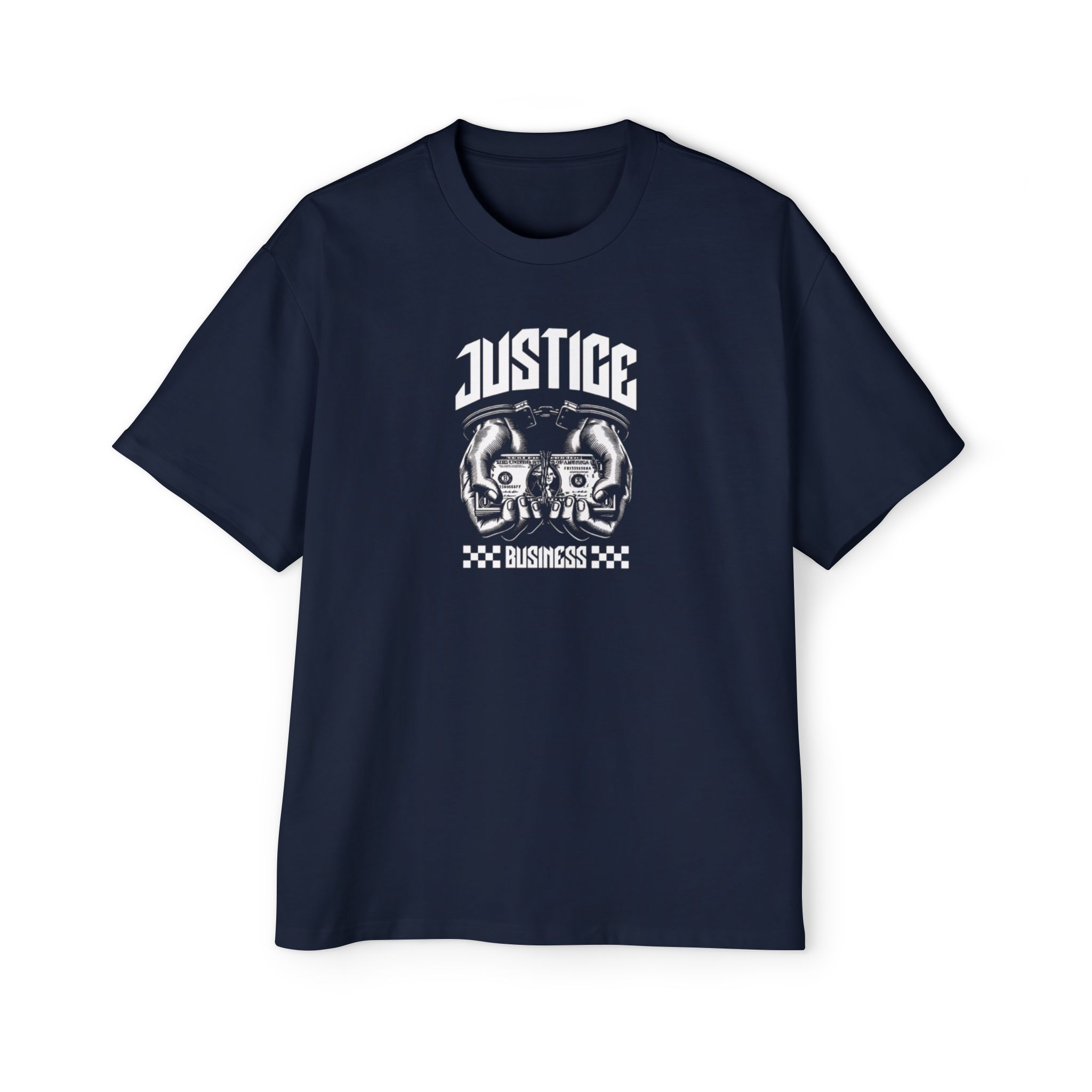 Justice Oversized T-Shirt for Men | Premium Cotton-Polyester Graphic Tee | Streetwear Style
