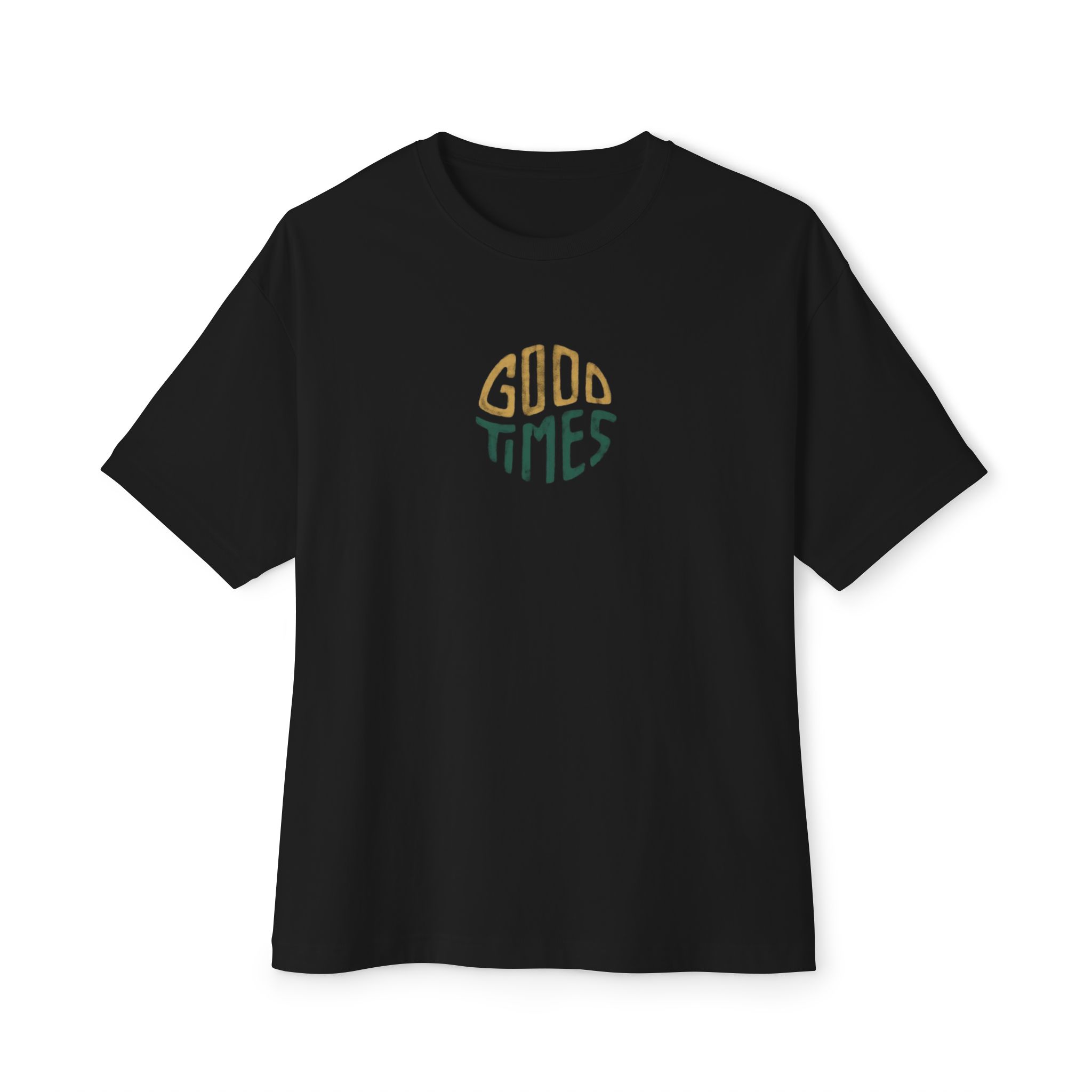 Good Times Oversized T-Shirt for Men | Premium Cotton-Polyester Graphic Tee | Streetwear Style