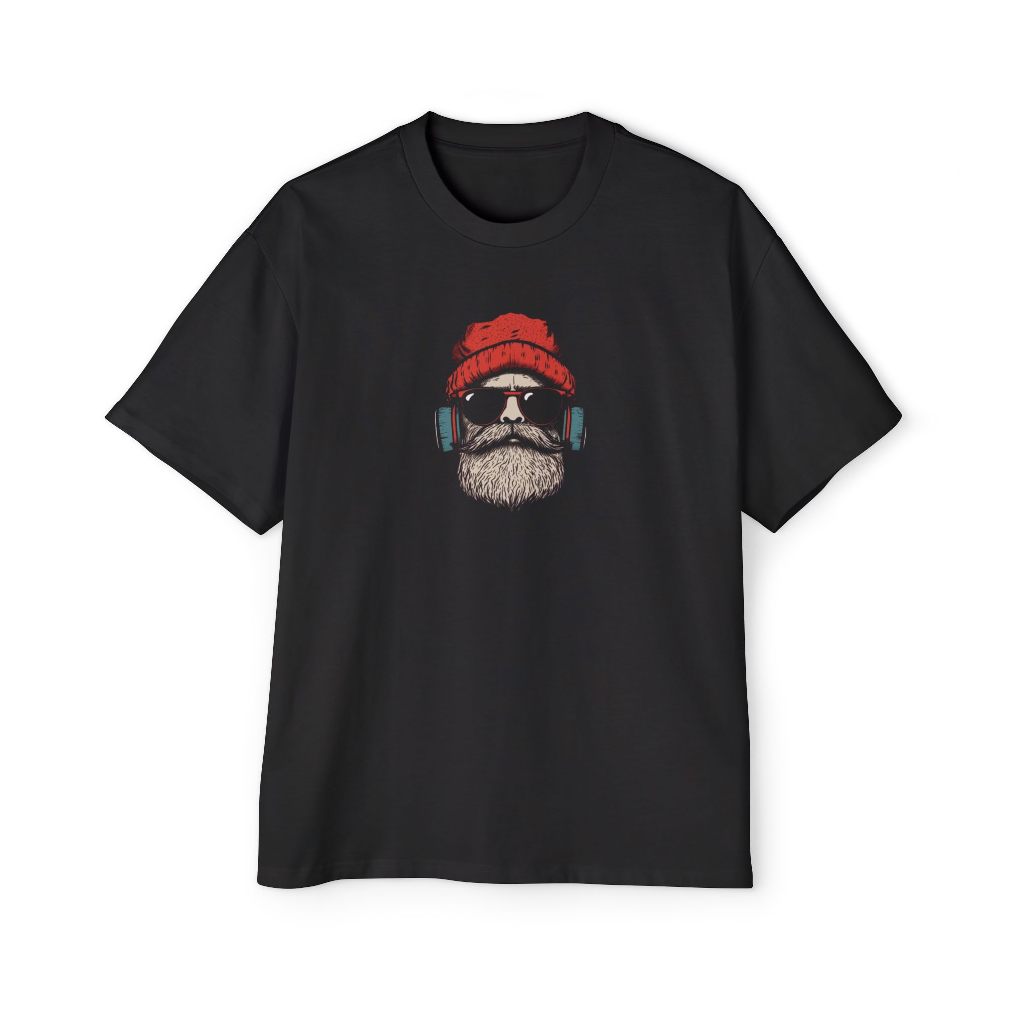 Beard Oversized T-Shirt for Men | Premium Cotton-Polyester Graphic Tee | Streetwear Style