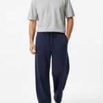 men’s relaxed fit baggy trousers