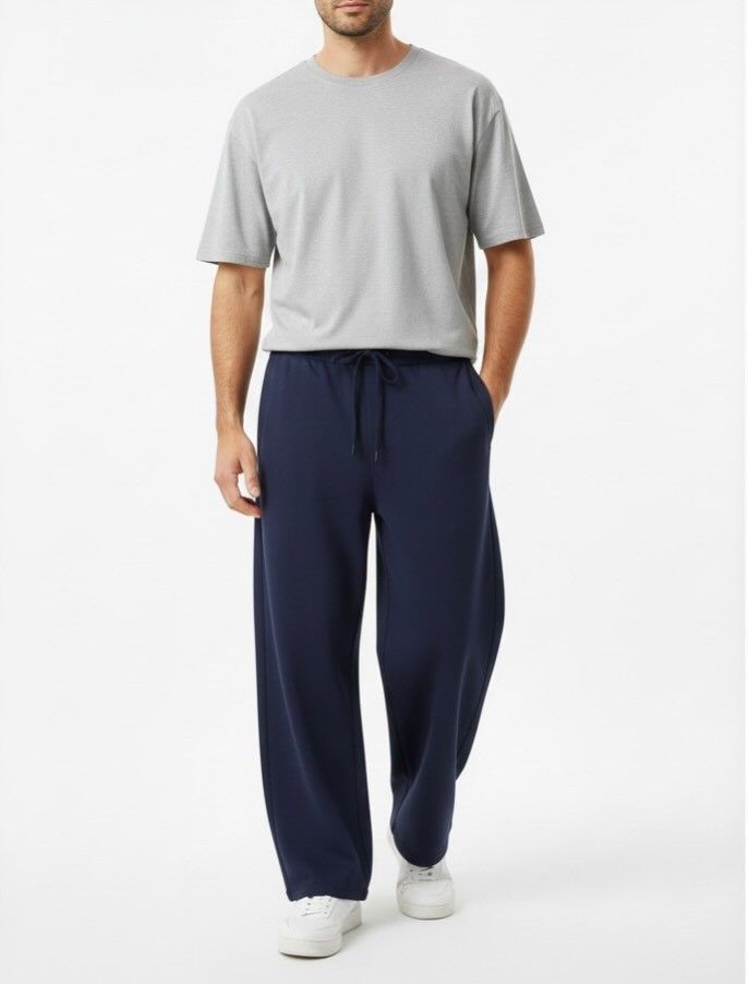 men’s relaxed fit baggy trousers