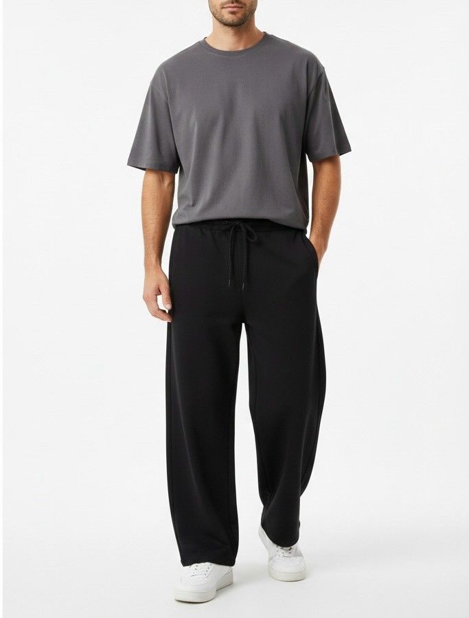 men’s relaxed fit baggy trousers