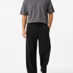 men’s relaxed fit baggy trousers